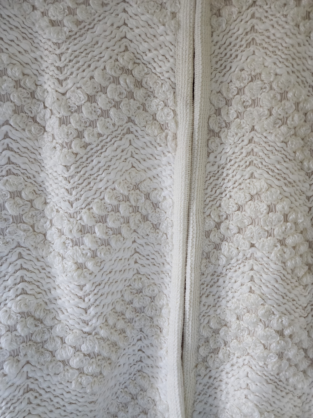 English Factory Cream Textured Cardigan Jacket - Picture 2 of 3